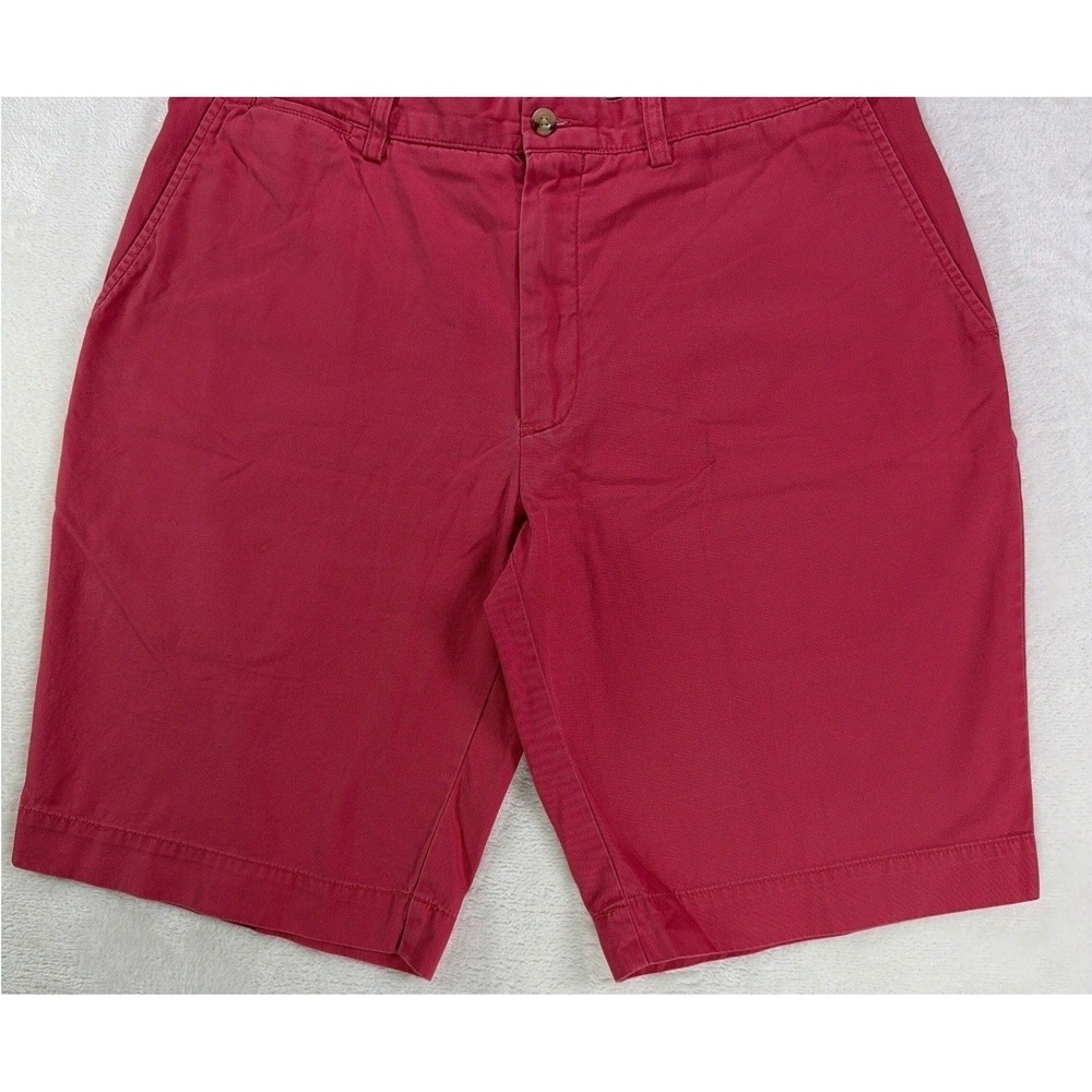 Vintage 90s Polo Ralph Lauren Classic Chino Shorts Cotton‎ Red Men's 35